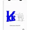 Affiche Clo'E Floirat "Like" 56 X 76 Cm
