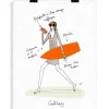 Affiche Eric Giriat 06 Guethary 56 X 76 Cm