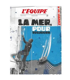 Affiche L'Equipe Tabarly 30 X 40Cm