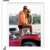 Affiche Mc Queen Et Faye Dunaway 40 X 50