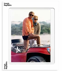 Affiche Mc Queen Et Faye Dunaway 40 X 50