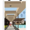 Affiche Paolo Mariotti "Canyon Drive" 56 X 76 Cm