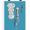Affiche Soledad "Maillot" 56 X 76 Cm