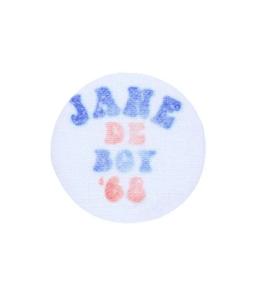 Badge En Tissu Jane De Boy '68