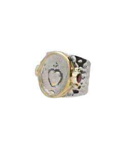 Bague Agnus Dei Argente