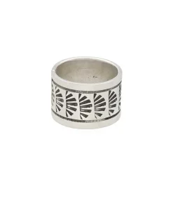 Bague Anneau Grave Eventails