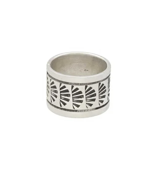 Bague Anneau Grave Eventails