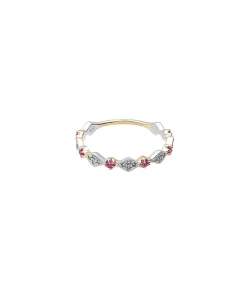 Bague Ava N°1 Saphir Rose