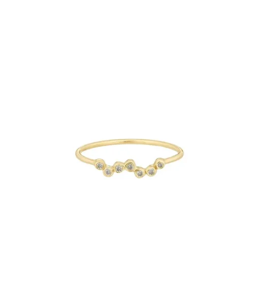Bague Diamants Torsades