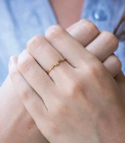 Bague Diamants Torsades
