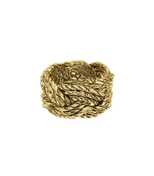 Bague Miki Tressee Doree