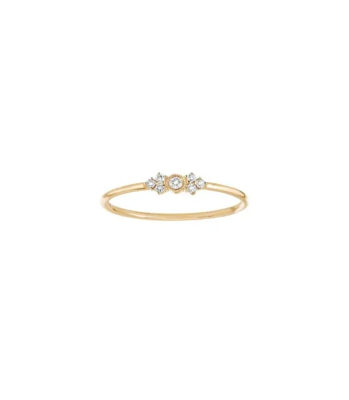 Bague Monroe Or Jaune Et Diamants