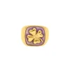 Bague Talisman Trefle