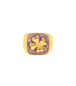 Bague Talisman Trefle