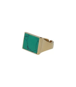 Bague To Dance Carree Green