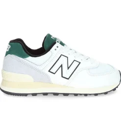 Baskets 574 White Green