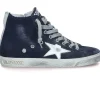 Baskets Francy Classic Cuir Suede Marine
