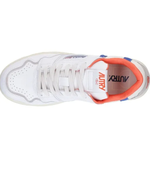 Baskets Homme Clc Blanc Orange Et Bleu