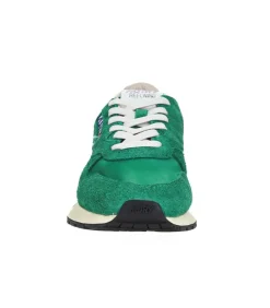 Baskets Homme Reelwind Nylon Et Daim Vert