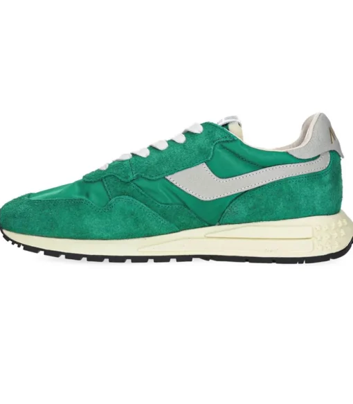 Baskets Homme Reelwind Nylon Et Daim Vert