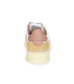 Baskets Homme Super Vintage Low Blanc Et Cafe