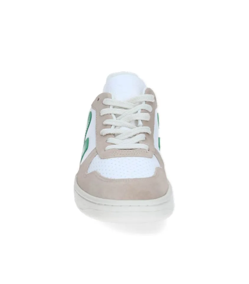 Baskets Homme V-10 Chromefree Leather White Emeraude Sahara