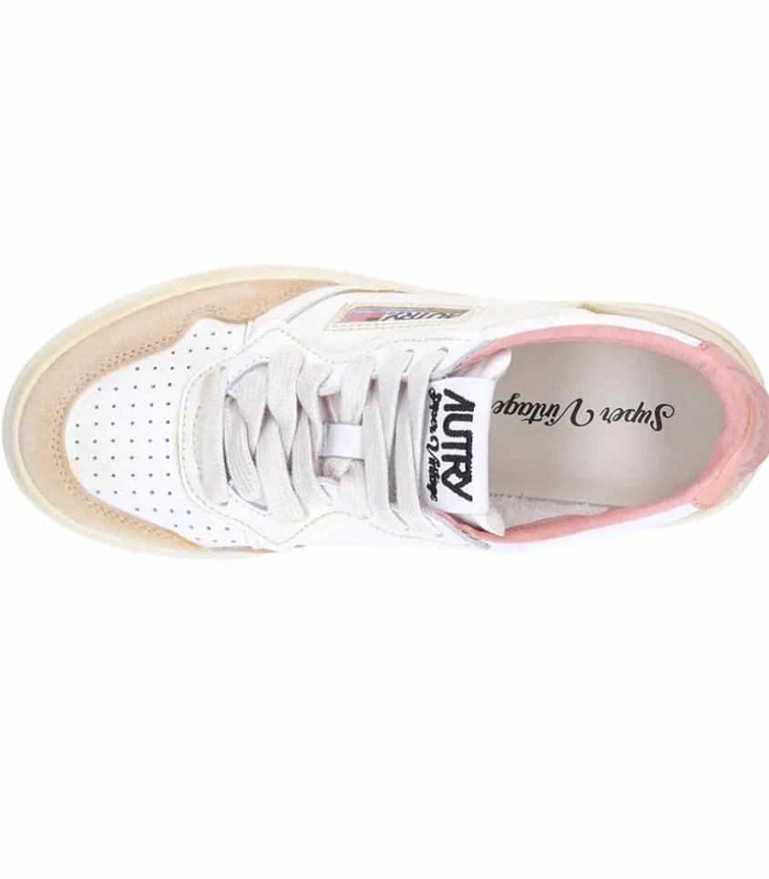 Baskets Medalist Low Super Vintage Blanc Jaune Et Sashimi