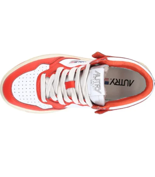 Baskets Medalist Mid Blanc Et Orange