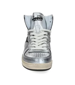 Baskets Mi Silver Used Argento/Nero