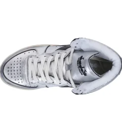 Baskets Mi Silver Used Argento/Nero