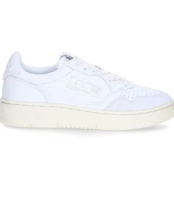 Baskets Open Low Leat White