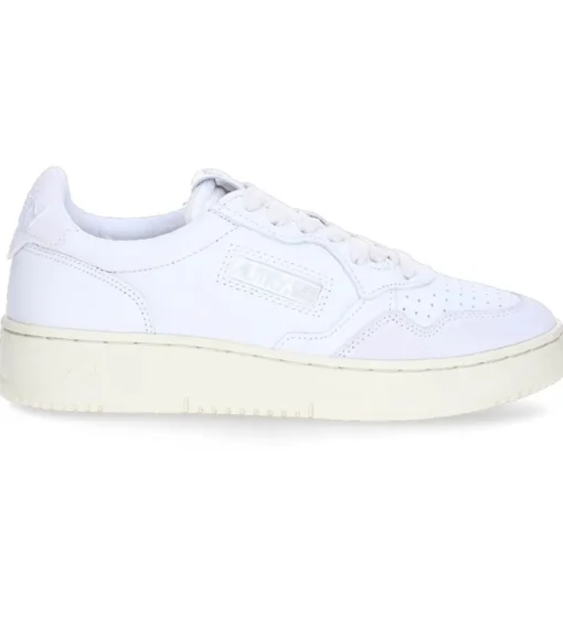 Baskets Open Low Leat White