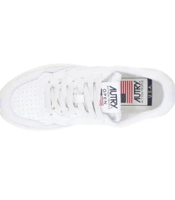 Baskets Open Low Leat White