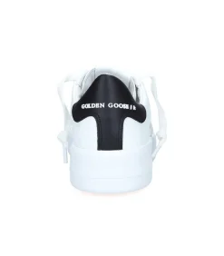 Baskets Purestar Cuir Blanc Noir