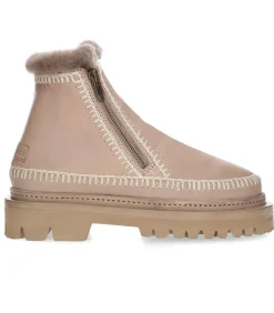 Boots Setsu 3.0 Crochet Leather Stone/Natural