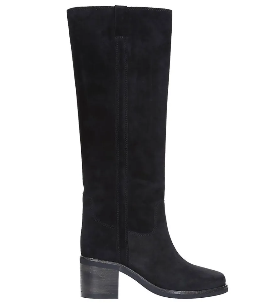 Bottes Veau Velours Seenia Black
