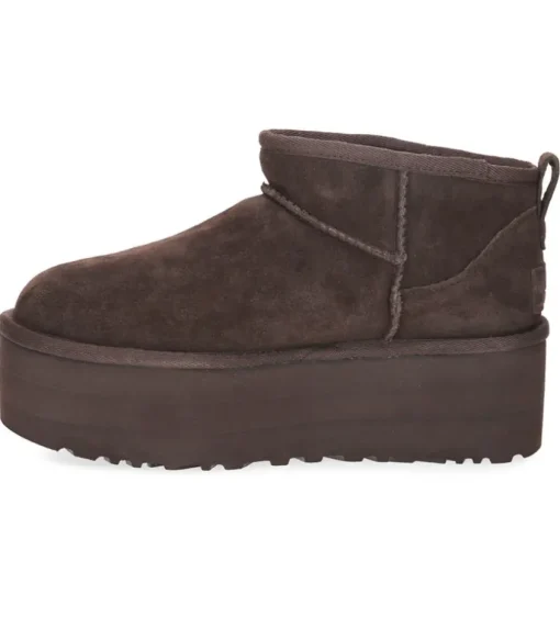 Bottines Classic Ultra Mini Plateforme Burnt Cedar