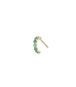Boucle D'Oreille Ava Emeraude