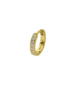 Boucle D'Oreille Creole Multi Diamants