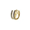 Boucle D'Oreille Double Saphirs Bleu