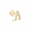 Boucle D'Oreille Metropolis Or Jaune Et Diamants