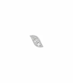 Boucle D'Oreille Romeo Et Juliette Or Blanc Et Diamants