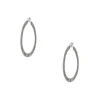 Boucles D'Oreilles Bolduc Argente