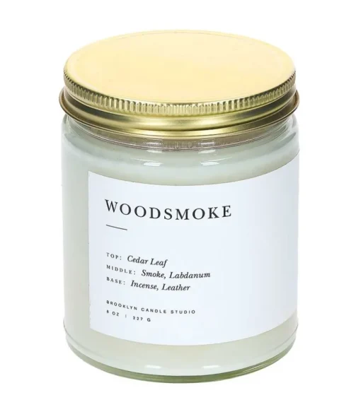 Bougie Vegetale Parfumee Minimalist Woodsmoke