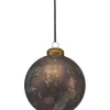 Boule De Noël Nuance Bleu Antique