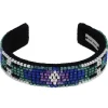 Bracelet Barnabe En Cuir Et Perles De Verre