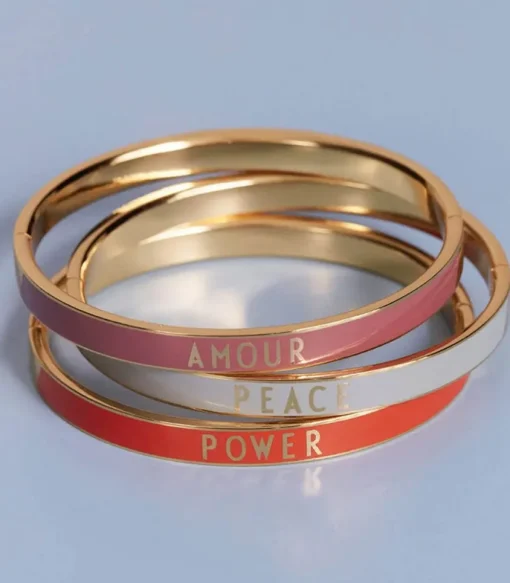 Bracelet Candy Word Amour Dark Pink