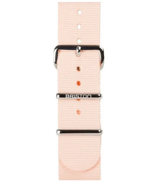 Bracelet De Montre Type Nato Rose Poudre 230Mm - Clubmaster Chic