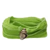 Bracelet En Soie A Nouer Et Charm Shanka En Bronze