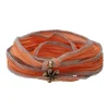 Bracelet En Soie A Nouer Et Charm Frangipani Flower En Bronze